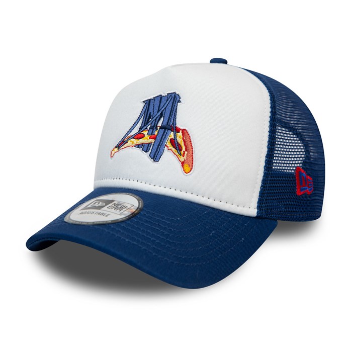 Brooklyn Cyclones MiLB A-Frame Trucker Lippis Sininen - New Era Lippikset Outlet FI-730615